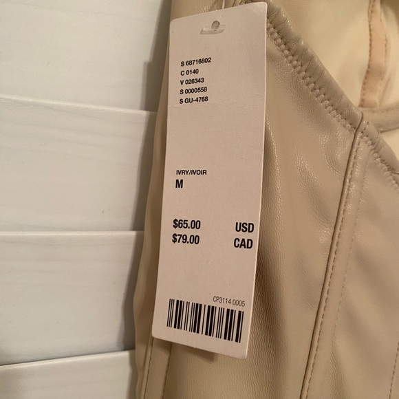 NWT Urban Outfitters Faux Leather Corset - Picture 8 of 8
